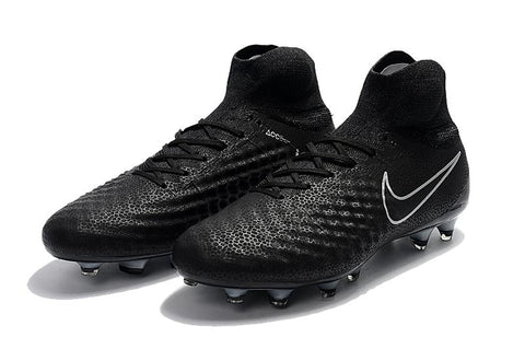 Image of Nike Magista Obra II FG Black Silver - KicksNatics
