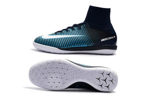 Image of Nike MercurialX Proximo II IC IC0062 Obsidian White Gamma Blue - KicksNatics