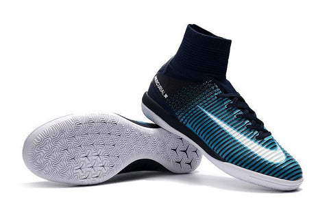 Image of Nike MercurialX Proximo II IC IC0062 Obsidian White Gamma Blue - KicksNatics