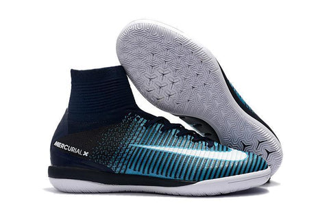 Image of Nike MercurialX Proximo II IC IC0062 Obsidian White Gamma Blue - KicksNatics