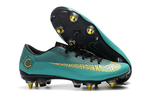 Image of Nike Mercurial Vapor XII PRO SG Blue Gold - KicksNatics