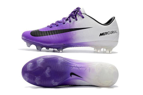 Image of Nike Mercurial Vapor XI FG Soccer Cleats Purple White - KicksNatics