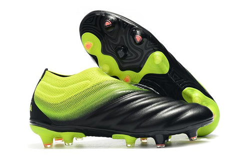 Image of Adidas Copa 19+ FG Black Yellow Green - KicksNatics