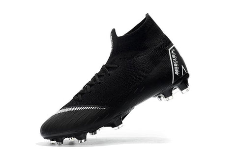 Image of NIKE Mercurial Superfly VI 360 Elite FG Black White - KicksNatics