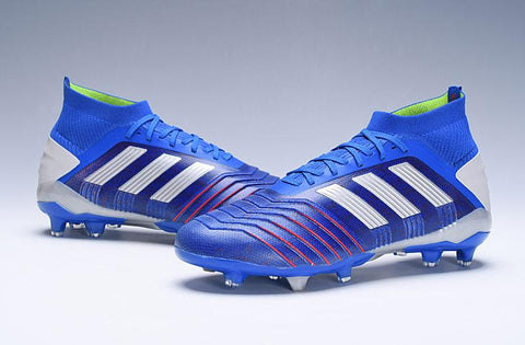 Image of Adidas Predator 19.1 FG Blue Red - KicksNatics