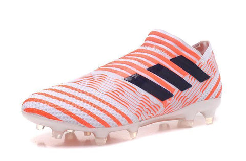 Image of Adidas Nemeziz Messi 17+ 360 Agility FG Soccer Cleats OrangeWhiteBlack - KicksNatics