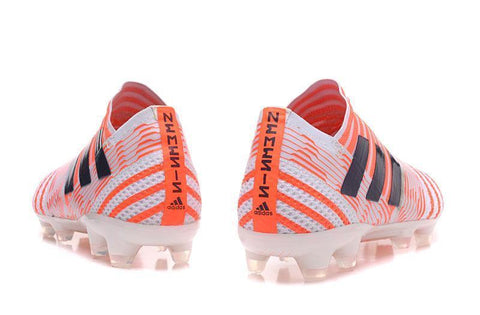 Image of Adidas Nemeziz Messi 17+ 360 Agility FG Soccer Cleats OrangeWhiteBlack - KicksNatics