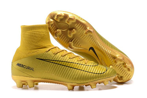 Image of Nike Mercurial Superfly V CR7 FG Gold - KicksNatics