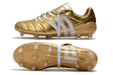 Image of Adidas Predator Mania Champagne FG Soccer Cleats Golden White - KicksNatics