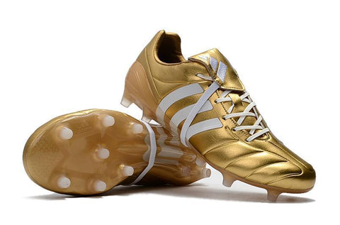 Image of Adidas Predator Mania Champagne FG Soccer Cleats Golden White - KicksNatics