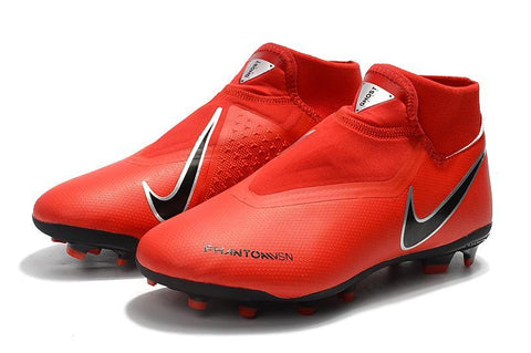 Image of Nike Phantom Vision Elite DF FG Soccer Cleats Orange Black - KicksNatics