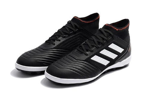 Image of Adidas Predator Tango 18.3 Turf Soccer Cleats All Black White - KicksNatics