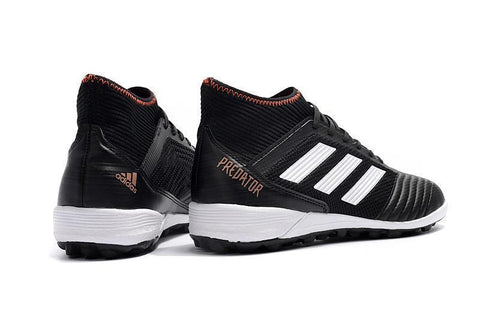 Image of Adidas Predator Tango 18.3 Turf Soccer Cleats All Black White - KicksNatics