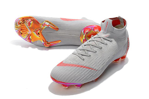 Image of NIKE Mercurial Superfly VI 360 Elite FG Grey Pink - KicksNatics