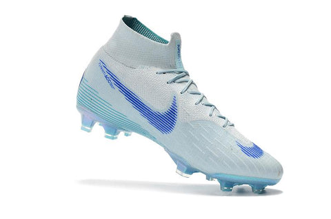 Image of NIKE Mercurial Superfly VI 360 Elite FG Light Blue Nike Blue - KicksNatics