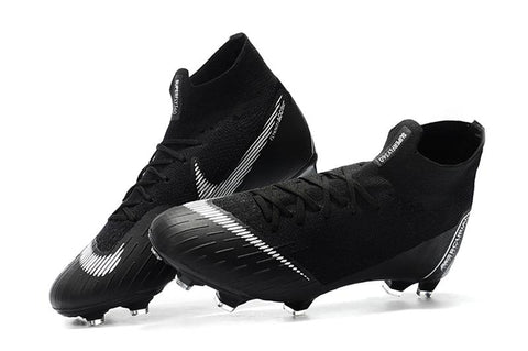 Image of NIKE Mercurial Superfly VI 360 Elite FG Black White - KicksNatics
