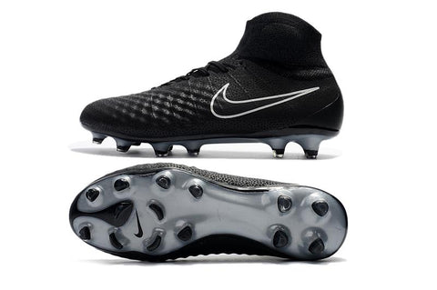 Image of Nike Magista Obra II FG Black Silver - KicksNatics