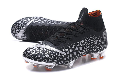 Image of Nike Mercurial Superfly VI Elit FG Black White Leopard High Cut - KicksNatics