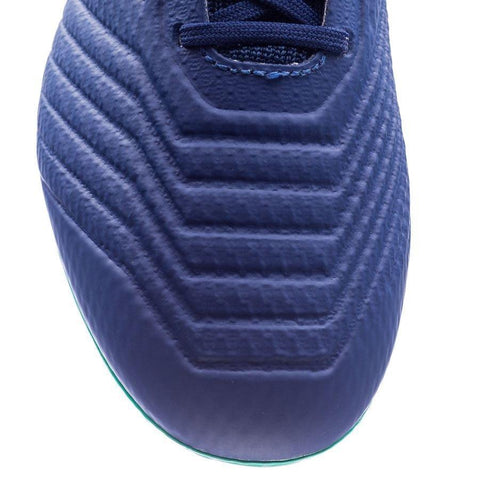 Image of Adidas Predator 18.3 AG/FG Soccer Cleats Royal Blue White Green - KicksNatics