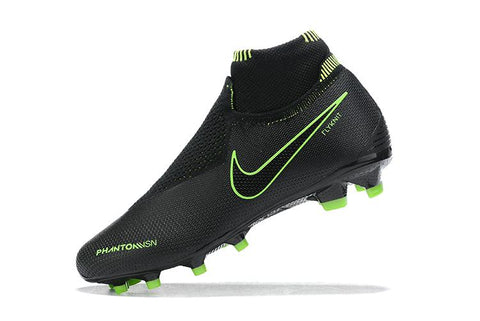 Image of Nike Phantom Vision Elite DF FG Black Green Lining