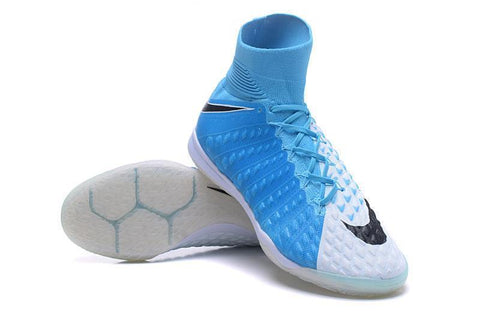 Image of Nike HypervenomX Proximo II Dynamic Fit IC HP30026 SkyBlue/White/Black - KicksNatics
