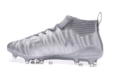 Image of Adidas ACE 17.1 Magnetic Control FG Soccer Cleats Silver Metallic - KicksNatics