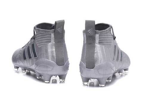 Image of Adidas ACE 17.1 Magnetic Control FG Soccer Cleats Silver Metallic - KicksNatics