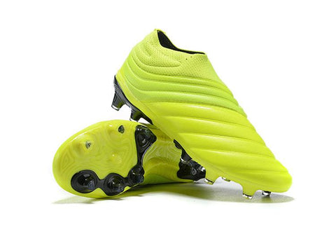 Image of Adidas Copa 19+ FG Light Green Black - KicksNatics