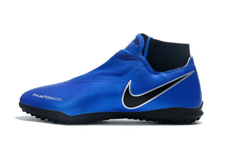 Image of Nike Phantom Vision Elite TF Nike Turf Blue Silver Black - KicksNatics