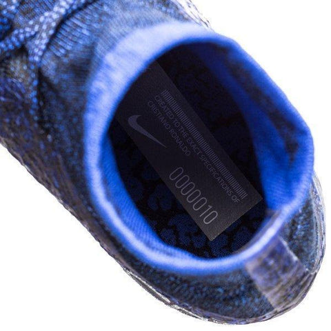 Image of Nike MercurialX Proximo CR7 IC Soccer Shoes Royal Blue Metallic Silver - KicksNatics