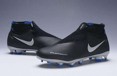 Image of Nike Phantom Vision Elite DF FG Black Silver Blue