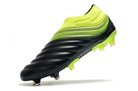 Image of Adidas Copa 19+ FG Black Yellow Green - KicksNatics