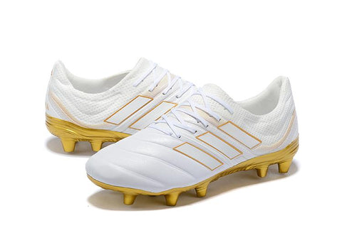Image of Adidas Copa 19.1 FG White Gold - KicksNatics