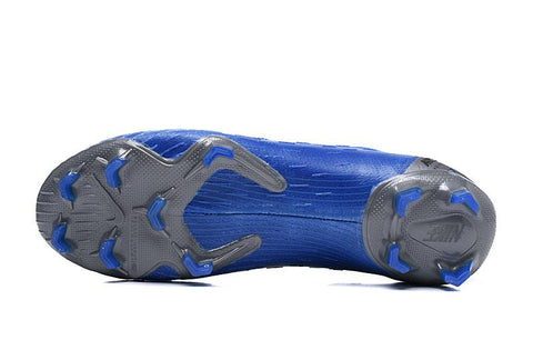 Image of NIKE Mercurial Superfly VI 360 Elite FG Blue W Silver Nike - KicksNatics
