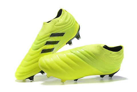 Image of Adidas Copa 19+ FG Light Green Black - KicksNatics