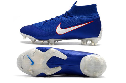 Image of NIKE Mercurial Superfly VI 360 Elite FG Blue White Orange Lining - KicksNatics
