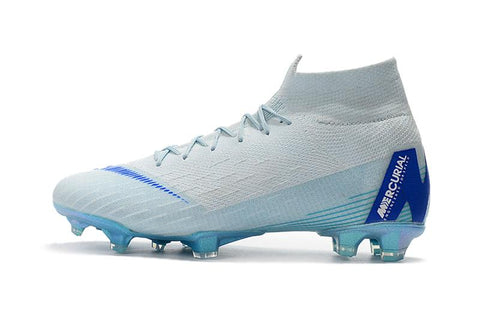Image of NIKE Mercurial Superfly VI 360 Elite FG Light Blue Nike Blue - KicksNatics