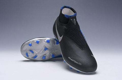 Image of Nike Phantom Vision Elite DF FG Black Silver Blue