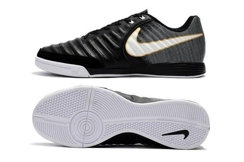 Image of Nike TiempoX Ligera IV IC Indoor Soccer Shoes CY0037 Black/White/Black - KicksNatics