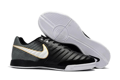 Image of Nike TiempoX Ligera IV IC Indoor Soccer Shoes CY0037 Black/White/Black - KicksNatics
