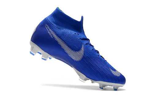 Image of NIKE Mercurial Superfly VI 360 Elite FG Blue Silver - KicksNatics