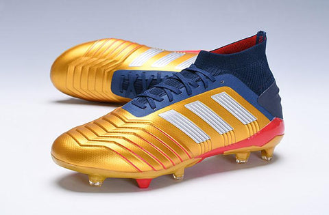 Image of Adidas Predator 19.1 FG Orange Blue - KicksNatics