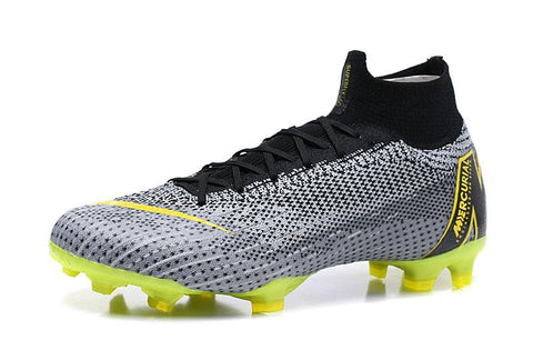 Image of NIKE Mercurial Superfly VI 360 Elite FG Grey Yellow - KicksNatics