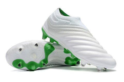 Image of Adidas Copa 19+ FG White Green - KicksNatics