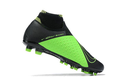 Image of Nike Phantom Vision Elite DF FG Black Green Lining