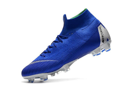 Image of NIKE Mercurial Superfly VI 360 Elite FG Blue Silver - KicksNatics