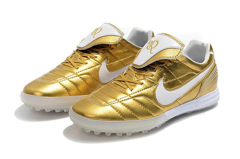 Image of Nike Tiempo Legend VII 7 R10 Elite TF Gold White