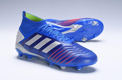Image of Adidas Predator 19.1 FG Blue Red - KicksNatics