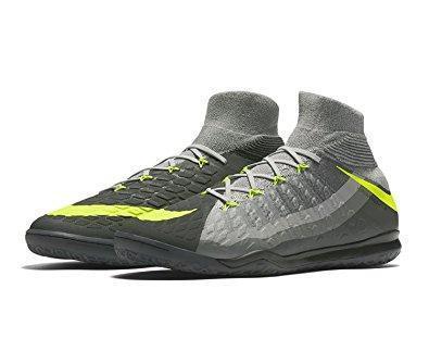 Image of Nike HypervenomX Proximo II DF IC Soccer Shoes Black Volt Dark Grey - KicksNatics