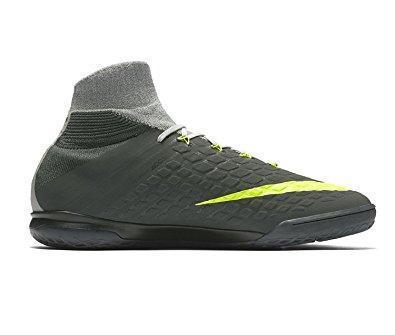 Image of Nike HypervenomX Proximo II DF IC Soccer Shoes Black Volt Dark Grey - KicksNatics